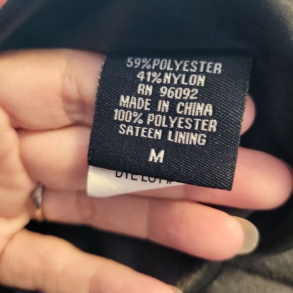 Willi Smith black satin look blazer jacket - Picture 7 of 7